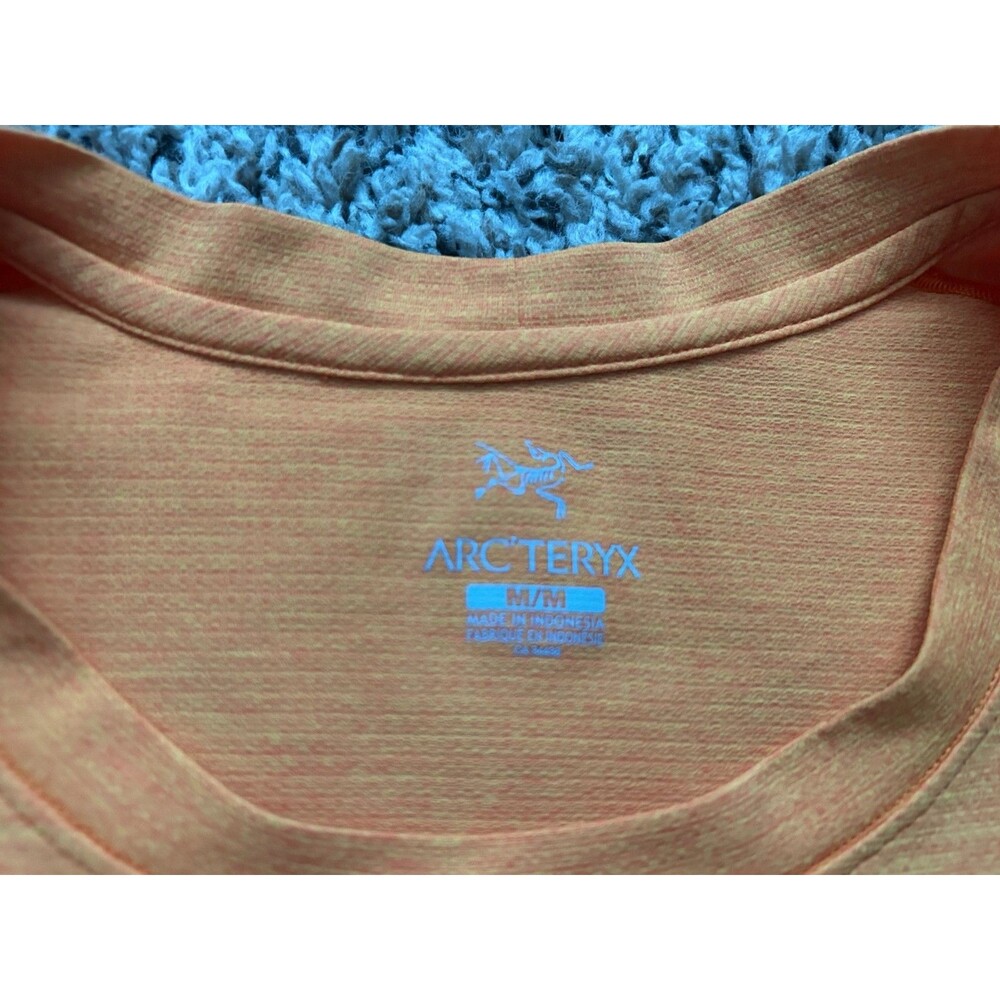 Arc'teryx Cormac Crew Short Sleeve Shirt Mens Medium Orange 15518 - Picture 3 of 8
